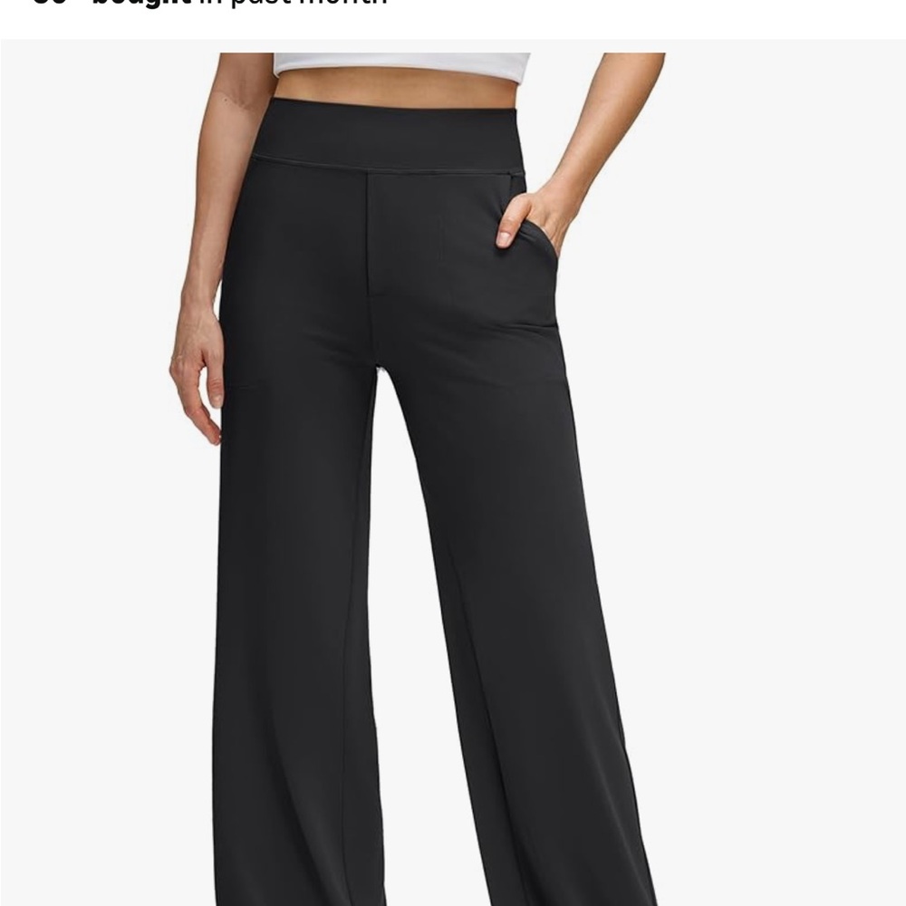 Women's Black Wide-Leg Pants